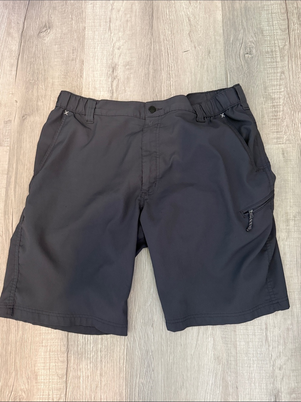 Wrangler Black Athletic Hybrid Cargo Shorts